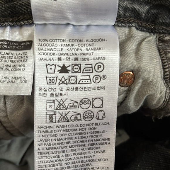 LEVI STRAUSS 501 HIGH RISE SHORTS - Picture 10 of 13